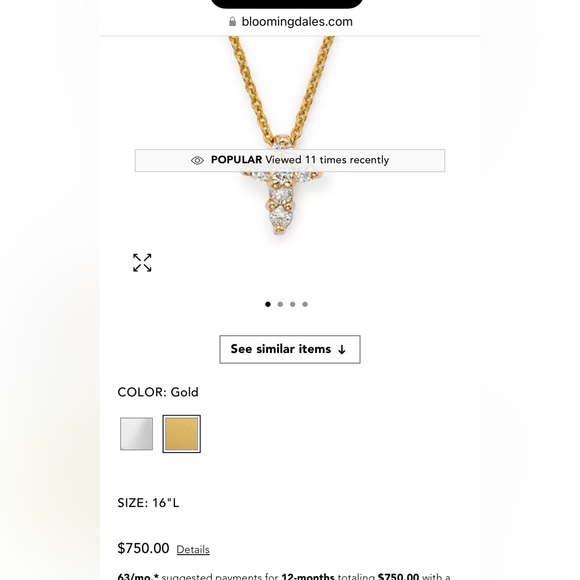 Roberto coin, baby cross gold - Picture 3 of 7